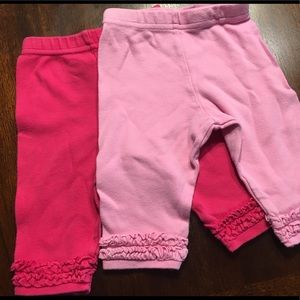 Set of pink pants